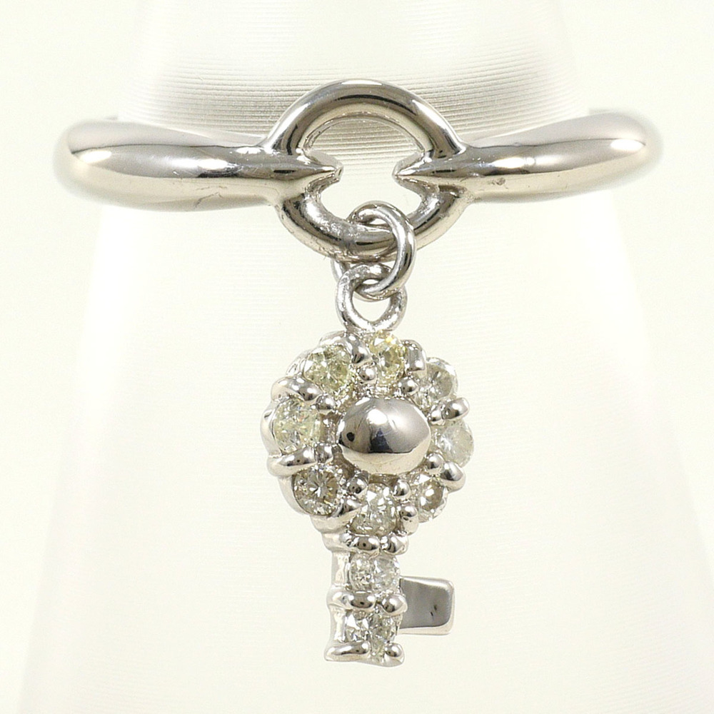 VINTAGE Silver Diamond Ring